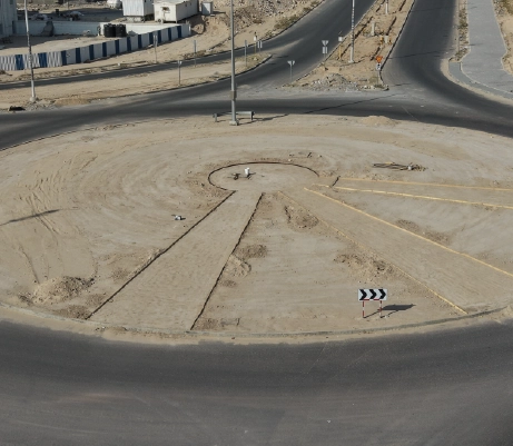 Asphalt Surface Works Al-Mutlaa City