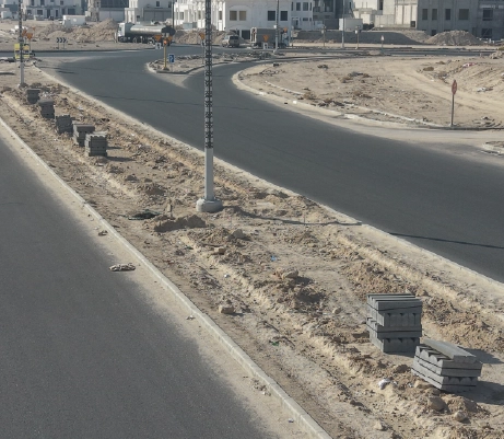 Asphalt Surface Works Al-Mutlaa City
