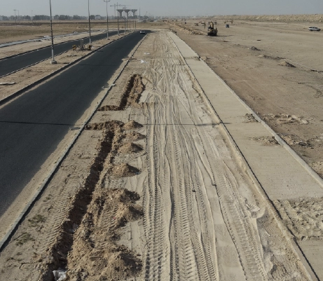 Asphalt Surface Works Al-Mutlaa City