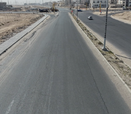 Asphalt Surface Works Al-Mutlaa City