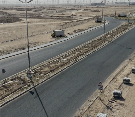 Asphalt Surface Works Al-Mutlaa City