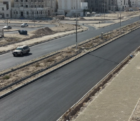 Asphalt Surface Works Al-Mutlaa City