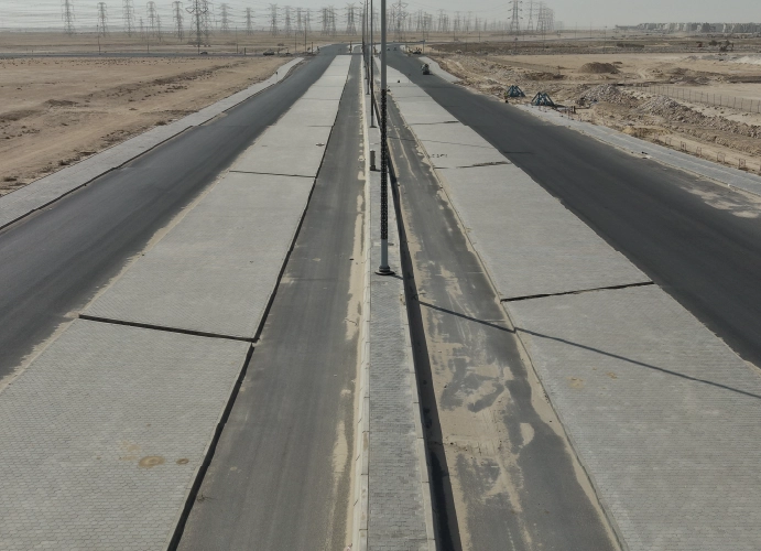 Asphalt Surface Works Al-Mutlaa City
