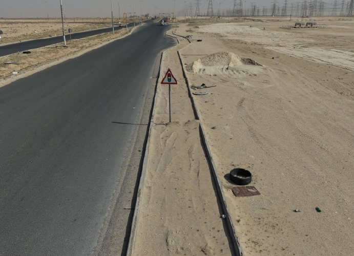 Asphalt Surface Works Al-Mutlaa City