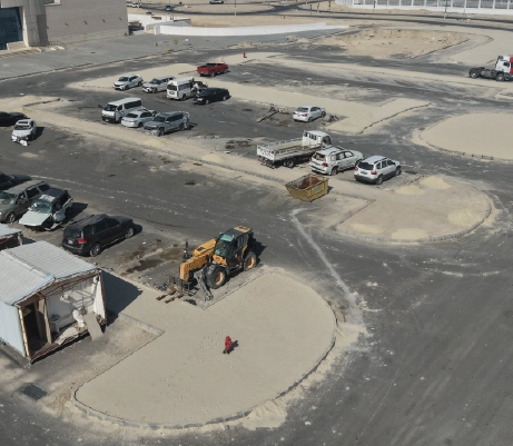 Asphalt Surface Works Al-Mutlaa City
